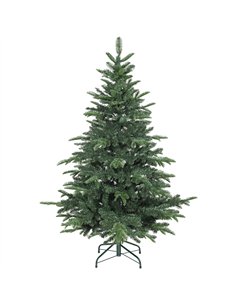 HOMCOM 5ft Artificial Christmas Tree with Realistic Branches, Easy Assembly - Green