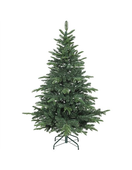 HOMCOM 5ft Artificial Christmas Tree with Realistic Branches, Easy Assembly - Green - pic 201527 | FastDaddyshop