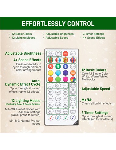 HOMCOM 6ft Artificial Pine LED Christmas Tree, with Remote