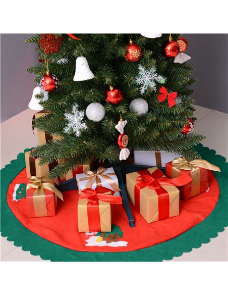 HOMCOM 7ft Unlit Artificial Christmas Tree, Pencil Slim Xmas Tree with Solid Stand and Realistic Branches, Green - pic 201562 | FastDaddyshop
