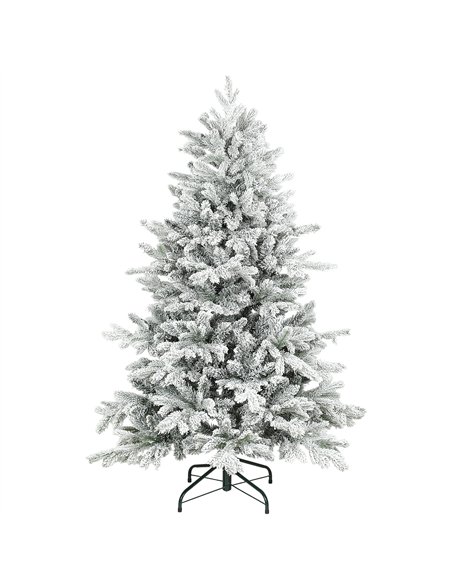 HOMCOM 5ft Snow Flocked Artificial Christmas Tree - pic 201779 | FastDaddyshop