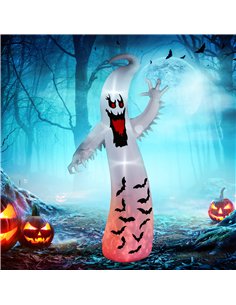 Outsunny 11.8ft Scary Inflatable Ghost Halloween Decoration, with Accessories 2