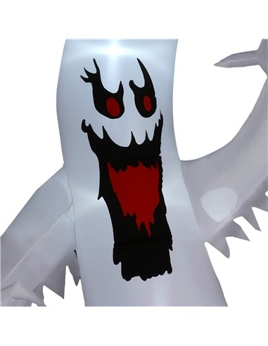 Outsunny 11.8ft Scary Inflatable Ghost Halloween Decoration, with Accessories