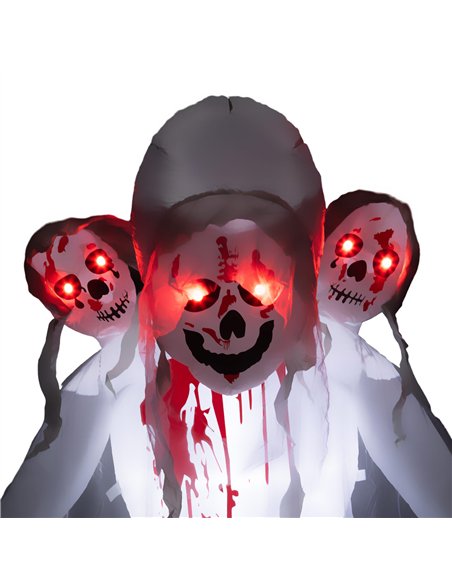 Outsunny 8.9ft Inflatable Three Headed Ghost Halloween Inflatable - pic 201876 | FastDaddyshop