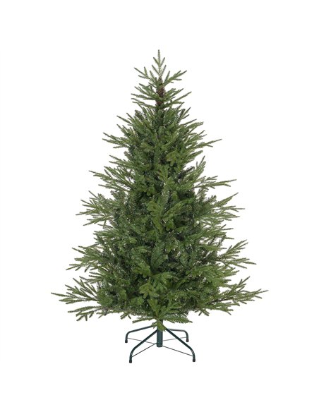 HOMCOM 5ft Bushy and Bare Artificial Christmas Tree - Green - pic 202076 | FastDaddyshop