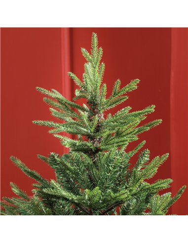 HOMCOM 5ft Bushy and Bare Artificial Christmas Tree - Green