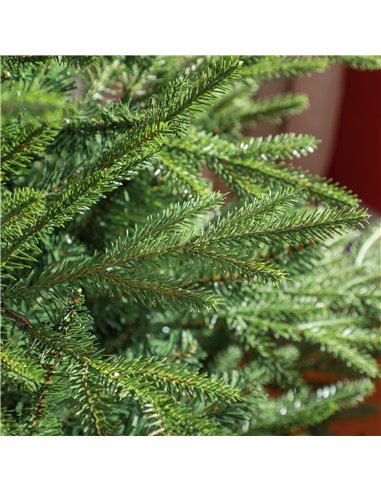 HOMCOM 5ft Bushy and Bare Artificial Christmas Tree - Green