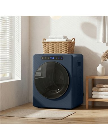 HOMCOM 5 kg Compact 40-60℃  Tumble Dryer Blue