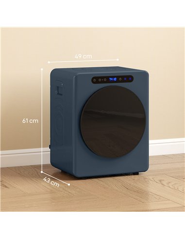HOMCOM 5 kg Compact 40-60℃  Tumble Dryer Blue