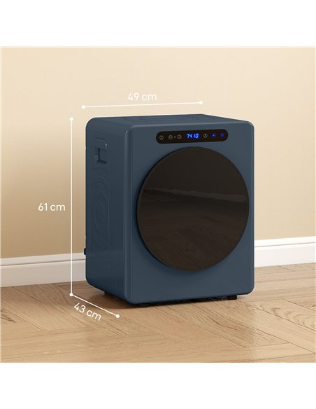 HOMCOM 5 kg Compact 40-60℃  Tumble Dryer Blue - pic 202186 | FastDaddyshop