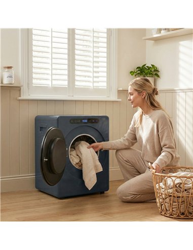 HOMCOM 5 kg Compact 40-60℃  Tumble Dryer Blue