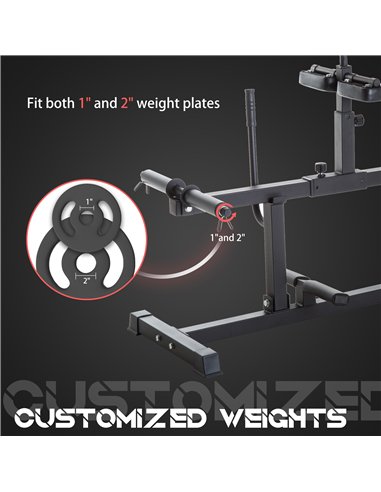 SPORTNOW Seated Leg Extension Machine, Adjustable Leg Raise Machine and Curl Machine with Plate Loaded for Hip, Lower Body and H
