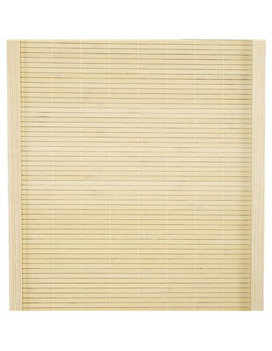 HOMCOM Room Divider, Freestanding Privacy Screen, 4 Panel Folding, 180 x 180cm, Natural