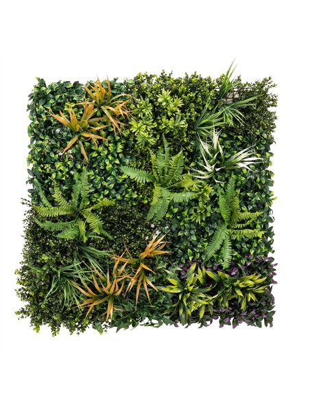 Outsunny Grass Wall Panels, 100 x 100 cm Artificial Grass Wall Decor with Tie Connectors, Greenery Backdrop Panels, Green - pic 202481 | FastDaddyshop