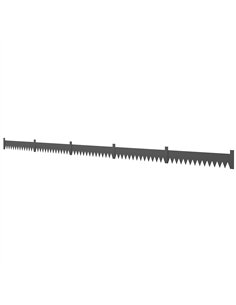 Outsunny 5pcs Garden Fence, Metal Picket Fence Panels, 102x15cm, Black