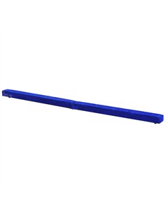 HOMCOM 2.1M 7FT Gymnastics Folding Balance Beam Home Gym Training Exercise Sports - Blue