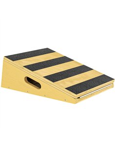 SPORTNOW Portable Slant Board, Adjustable Incline Board Calf Stretcher with Extra Side-Handle Design for Home Gym