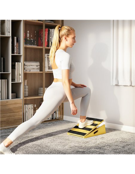 SPORTNOW Portable Slant Board, Adjustable Incline Board Calf Stretcher with Extra Side-Handle Design for Home Gym - pic 202641 | FastDaddyshop