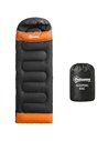 Outsunny Sleeping Bag for Adults, Lightweight & Compact Sleeping Bag, 3 Seasons, Grey