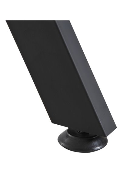 HOMCOM L-Shaped Corner Computer Desk Laptop Workstation PC Table Home Office With CPU Stand Black - pic 20274 | FastDaddyshop