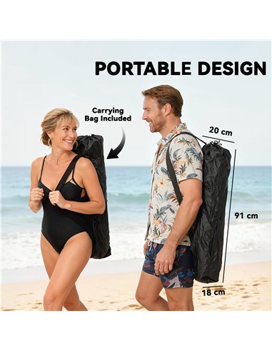 Outsunny Camping Chair Reclining Portable Camp Chair with Detachable Footrest Cup Holder Black