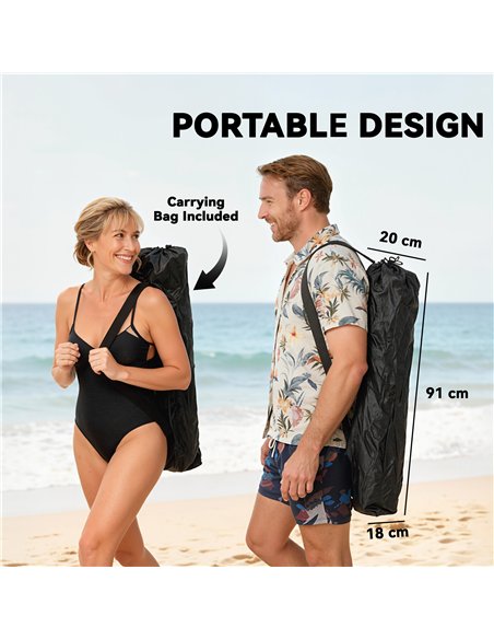 Outsunny Camping Chair Reclining Portable Camp Chair with Detachable Footrest Cup Holder Black - pic 202894 | FastDaddyshop
