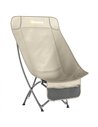 Outsunny Camping Chair for Adults Heavy Duty Folding Camp Chair with Side Pocket and Carry Bag Khaki