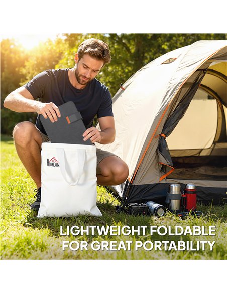 HOMCOM 36W Foldable Solar Panel, Portable Solar Charger Type-C to USB-A Charging Port, Power Supply for Outdoor - pic 203044 | FastDaddyshop