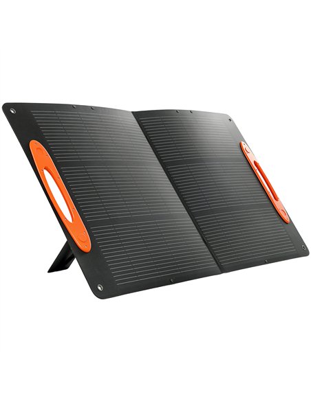 HOMCOM 100W Portable Solar Panel, Foldable Solar Charger with USB-A & USB-C Fast Charging Output, IP67 Waterproof for Mobile Pho - pic 203048 | FastDaddyshop