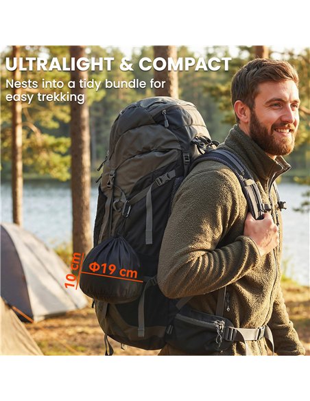 Outsunny Camping Cookware Set for 2-3 People, Ultralight Aluminium Camping Cooking Kit with Anti-Scald Handles, Grey - pic 203061 | FastDaddyshop