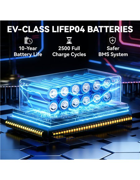 HOMCOM Portable Power Station with LiFePO4 Battery, 1.5H Fast Charge, Camping Power Pack with 600W AC/USB-A & USB-C Output - pic 203071 | FastDaddyshop