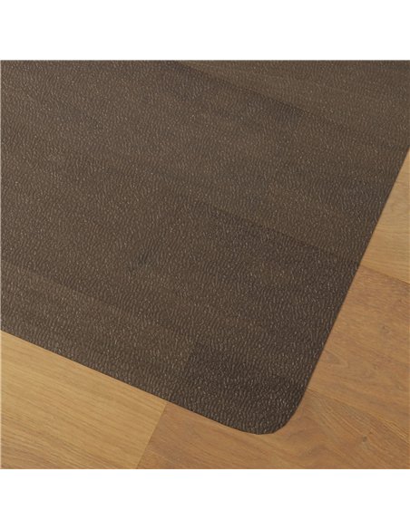HOMCOM Chair Mat for Hard Floors, 90 x 120 cm Non-Slip Floor Mats for Wood/Tile Protection, Office & Home, Black - pic 203146 | FastDaddyshop