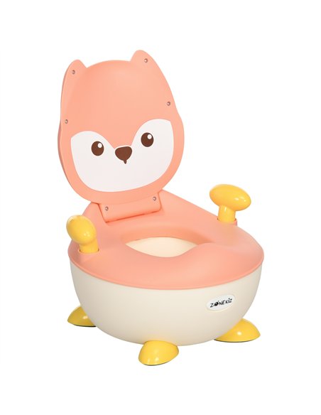 ZONEKIZ Baby Potty Training Toilet with Splash Guard, Anti-Tip Feet, Side Handles, Easy to Clean - pic 203147 | FastDaddyshop