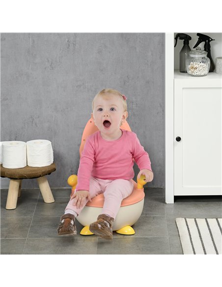 ZONEKIZ Baby Potty Training Toilet with Splash Guard, Anti-Tip Feet, Side Handles, Easy to Clean - pic 203148 | FastDaddyshop
