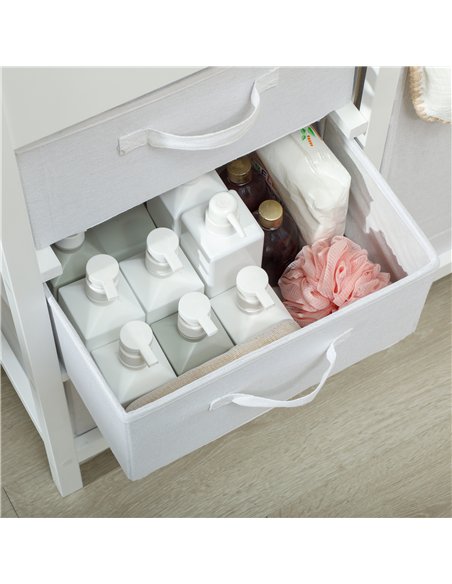 AIYAPLAY Baby Changing Unit with 4 Storage Drawers, Mat for Bedroom Nursery, 84 x 84.5 cm, White - pic 203172 | FastDaddyshop