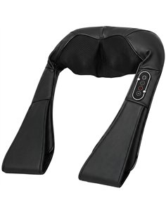 HOMCOM Neck and Shoulder Massager with Heat, Deep Tissue Shiatsu 3D Kneading Massager for Neck, Back, Waist, Foot and Leg