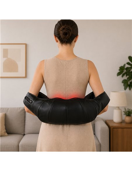 HOMCOM Neck and Shoulder Massager with Heat, Deep Tissue Shiatsu 3D Kneading Massager for Neck, Back, Waist, Foot and Leg - pic 203362 | FastDaddyshop