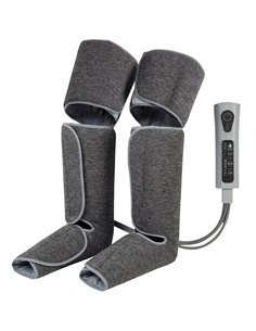 HOMCOM Leg Massager with Heat, Compression, 3 Auto Modes & 3 Intensities,  Foot and Calf Massage Machine