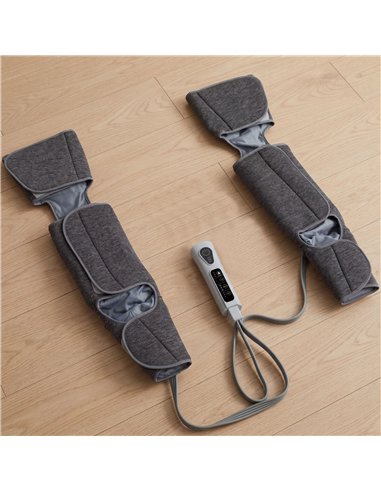 HOMCOM Leg Massager with Heat, Compression, 3 Auto Modes & 3 Intensities,  Foot and Calf Massage Machine