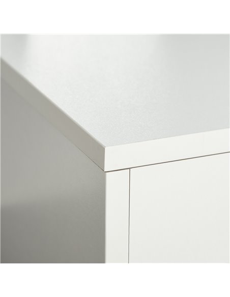HOMCOM Compact Computer Desk with Storage Shelf Rack, Integrated Bookcase, White - pic 20346 | FastDaddyshop