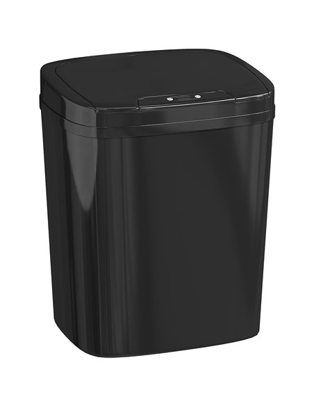 HOMCOM 15L Sensor Bin, Automatic Touchless Kitchen Bin, Easy Clean, Battery Operated for Home Office, Bedroom, Bathroom, Black - pic 203526 | FastDaddyshop