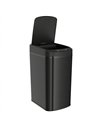 HOMCOM 12L Sensor Bin, Automatic Touchless Motion Sensor Kitchen Bin with Fingerprint Resistant Stainless Steel, Black