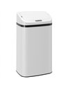 HOMCOM 48L Stainless Steel Sensor Bin - White