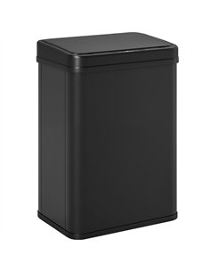 HOMCOM 40L Sensor Bin with Soft-Close Lid, Stainless Steel Automatic Touchless Motion Sensor Kitchen Bin, Black