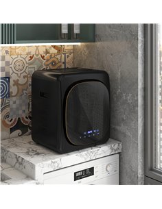 HOMCOM 4 kg Compact Tumble Dryer, with UV Sterilisation - Black 2