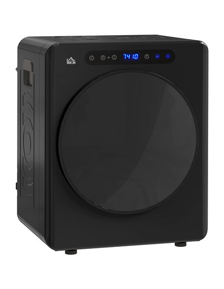 HOMCOM 4kg Compact 40-60℃  Tumble Dryer - Black - pic 203724 | FastDaddyshop