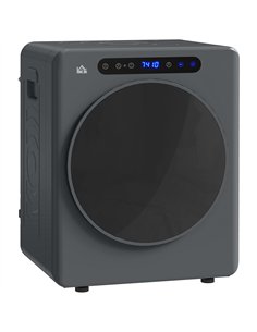 HOMCOM 4kg Compact 40-60℃  Tumble Dryer - Grey