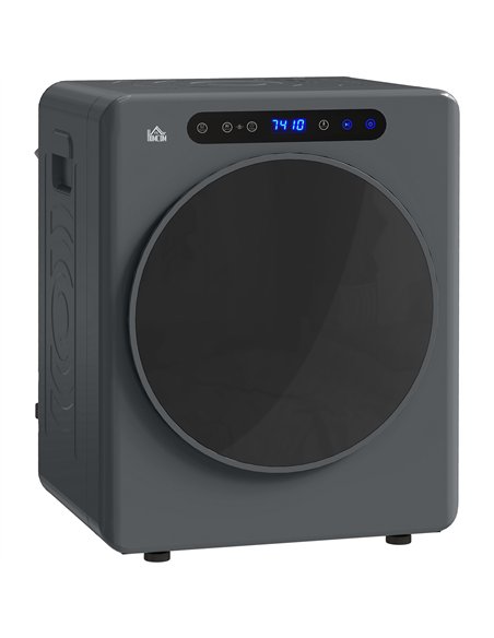 HOMCOM 4kg Compact 40-60℃  Tumble Dryer - Grey - pic 203733 | FastDaddyshop