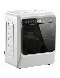 HOMCOM 5kg Vented Tumble Dryer, 1000W Compact Tumble Dryer with Smart Drying, Freestanding Stackable Clothes Drying Machine