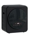 HOMCOM Vented Tumble Dryer, 4 kg Front Tumble Dryer with Stainless Steel Tub, 800W Compact Freestanding Black